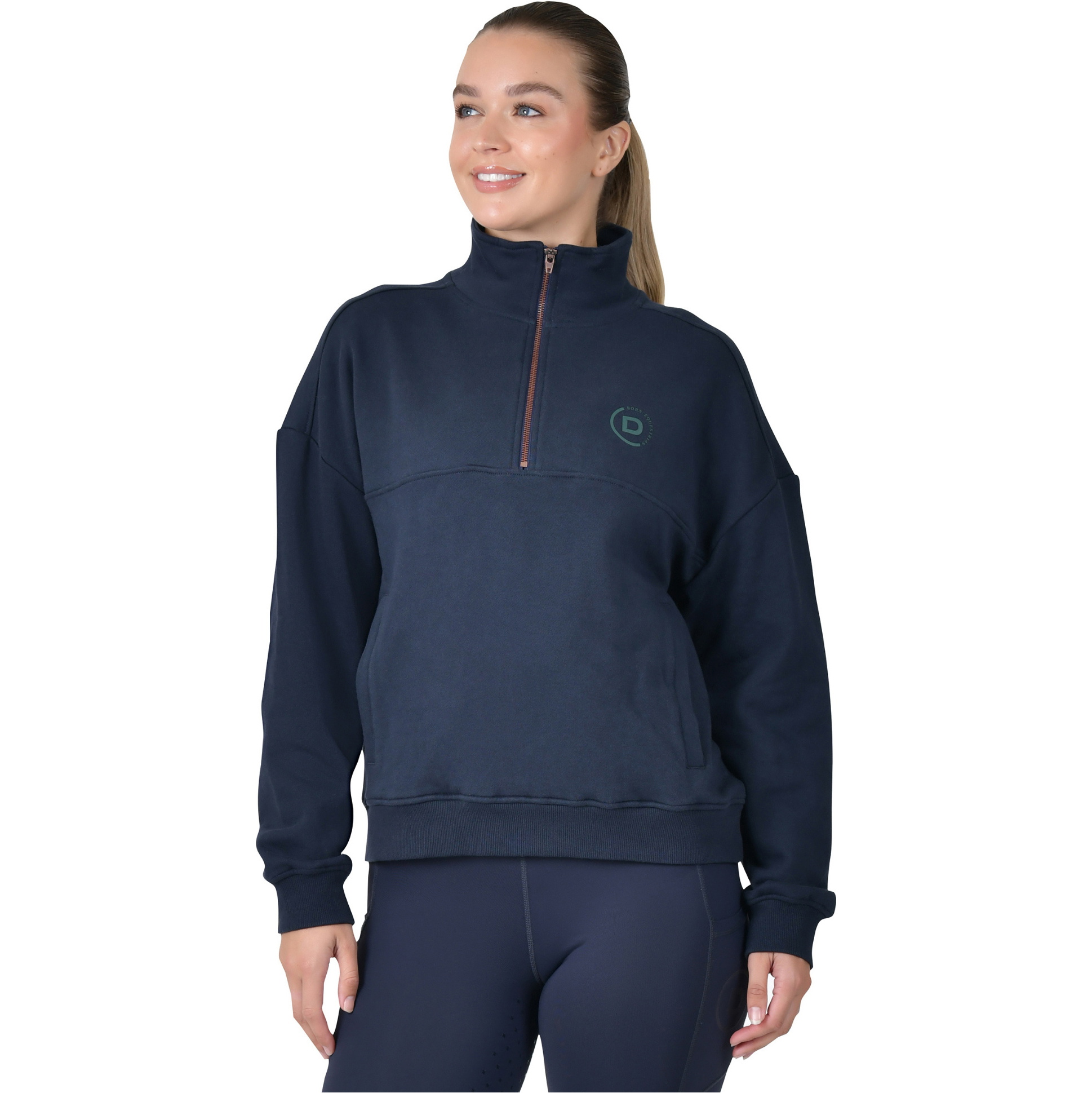 2025 Dublin Womens 1/4 Zip Fleece Pullover 1028853 - Navy